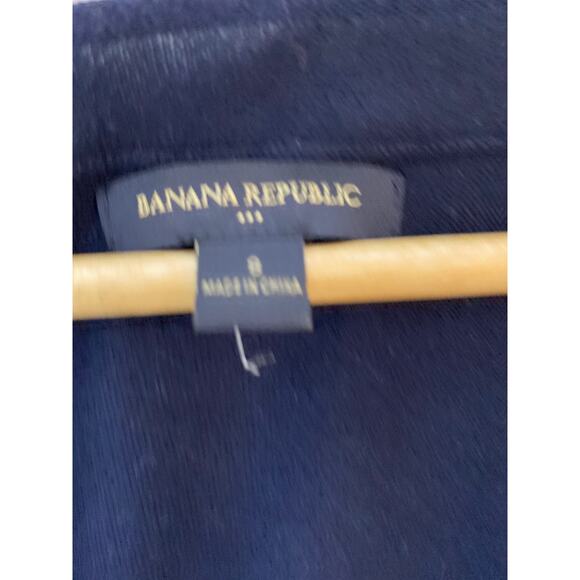 Banana Republic Navy Sequin Roll Neck Tank Top Sleeveless Casual Party Sparkle - Picture 6 of 8